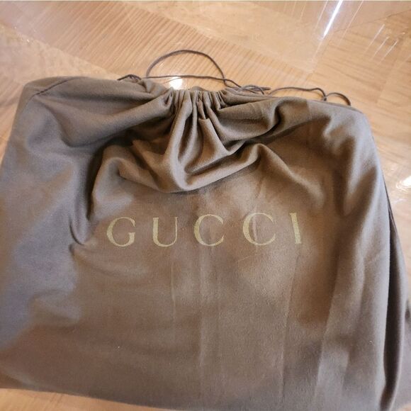 Gucci Black Monogram Messenger Bag - Picture 8 of 16